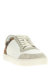 Burberry Check Sneakers Gold