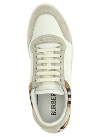 Burberry Check Sneakers Gold