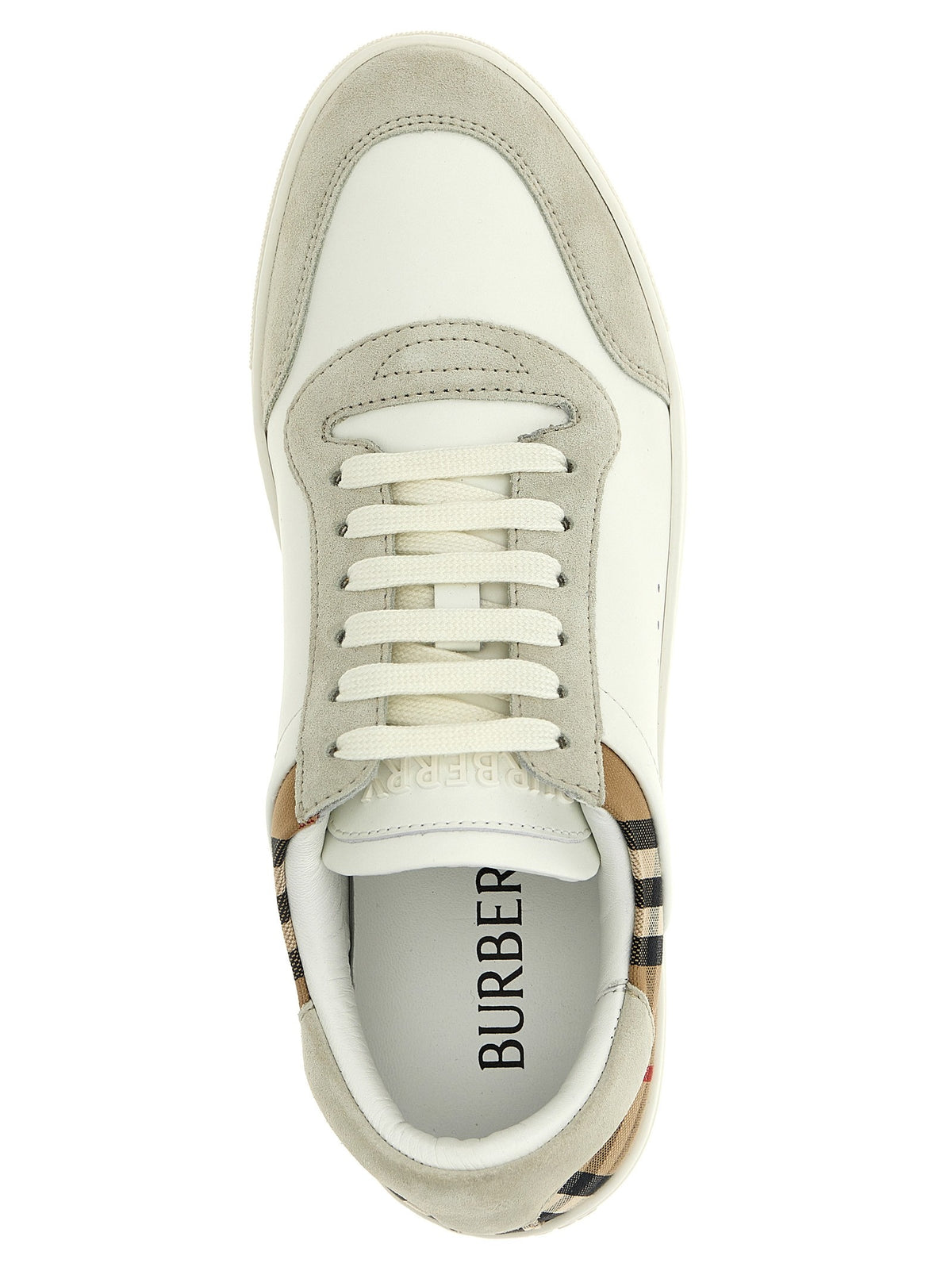 Burberry Check Sneakers Gold, view 4