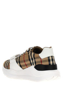 Burberry Check Sneakers Beige