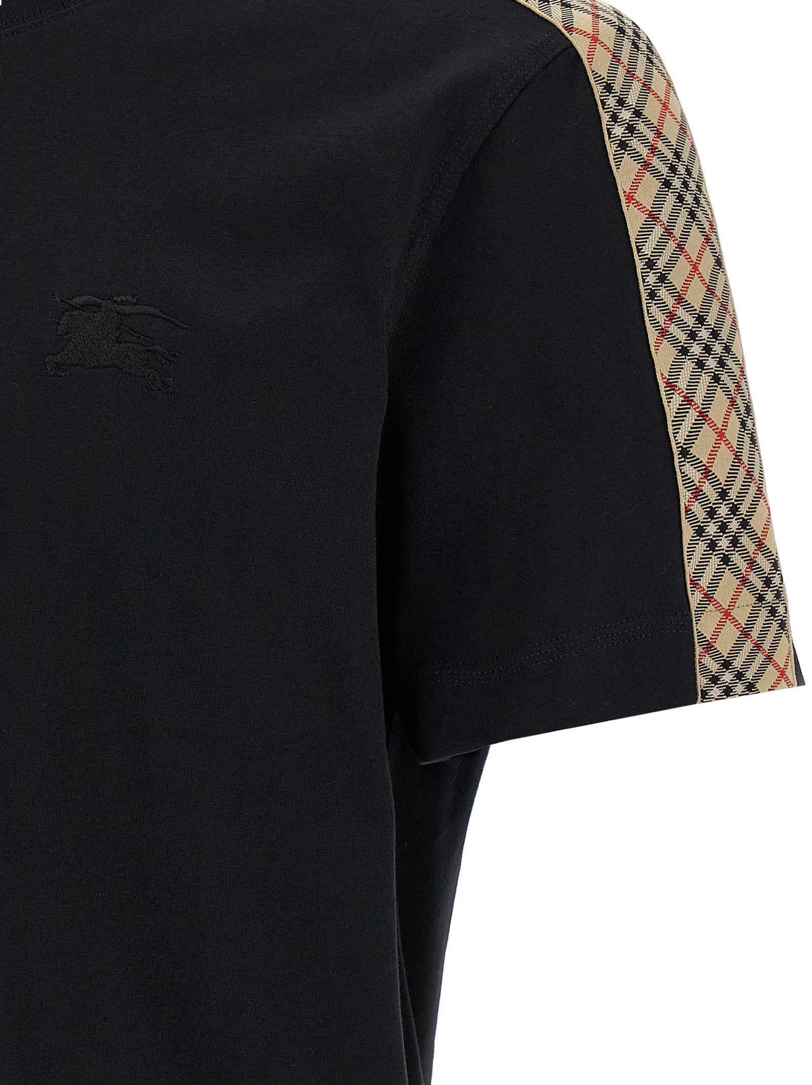 Burberry Check Tape Shirt Black
