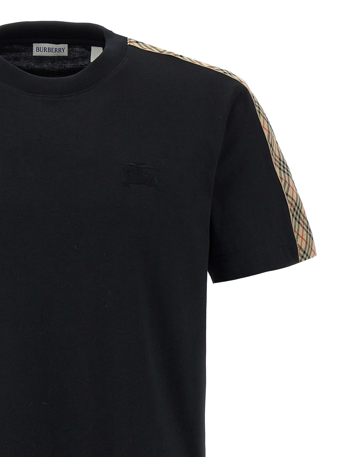 Burberry Check Tape Shirt Black, view 3