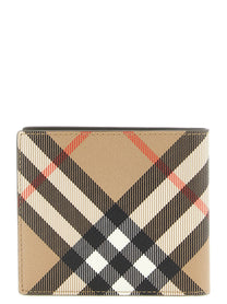 Burberry Check Wallet Beige