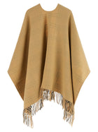 Burberry Check Wool Reversible Cape Beige, view 3
