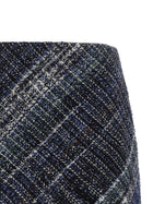 Missoni Check Wool Skirt Blue, view 3