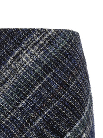 Missoni Check Wool Skirt Blue