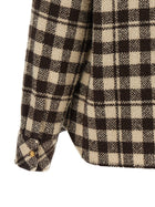 Moncler Checked Shirt Brown, view 4