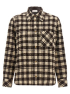 Moncler Checked Shirt Brown