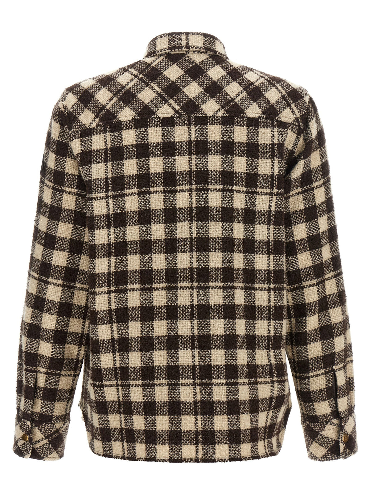 Moncler Checked Shirt Brown, view 2