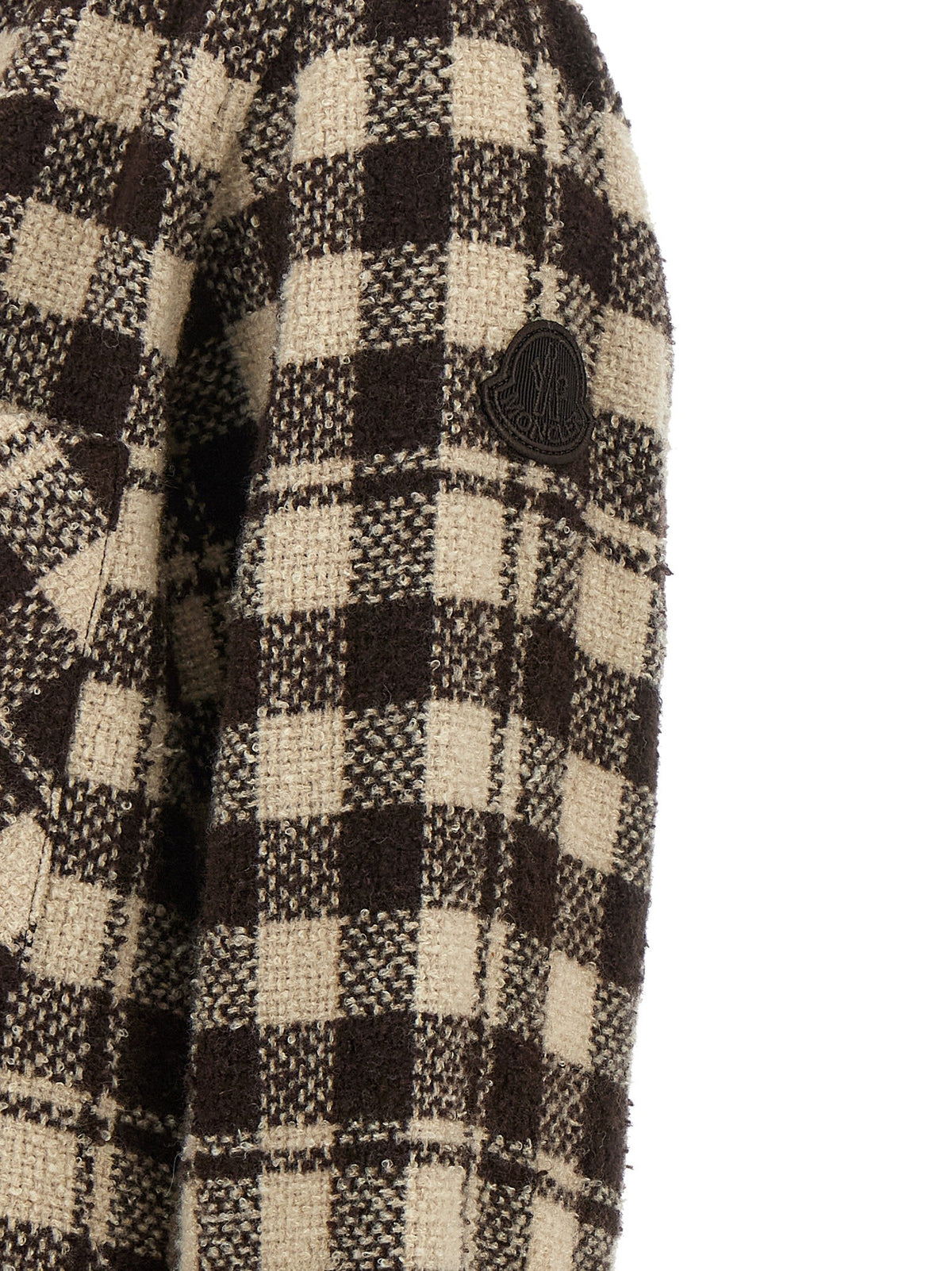 Moncler Checked Shirt Brown