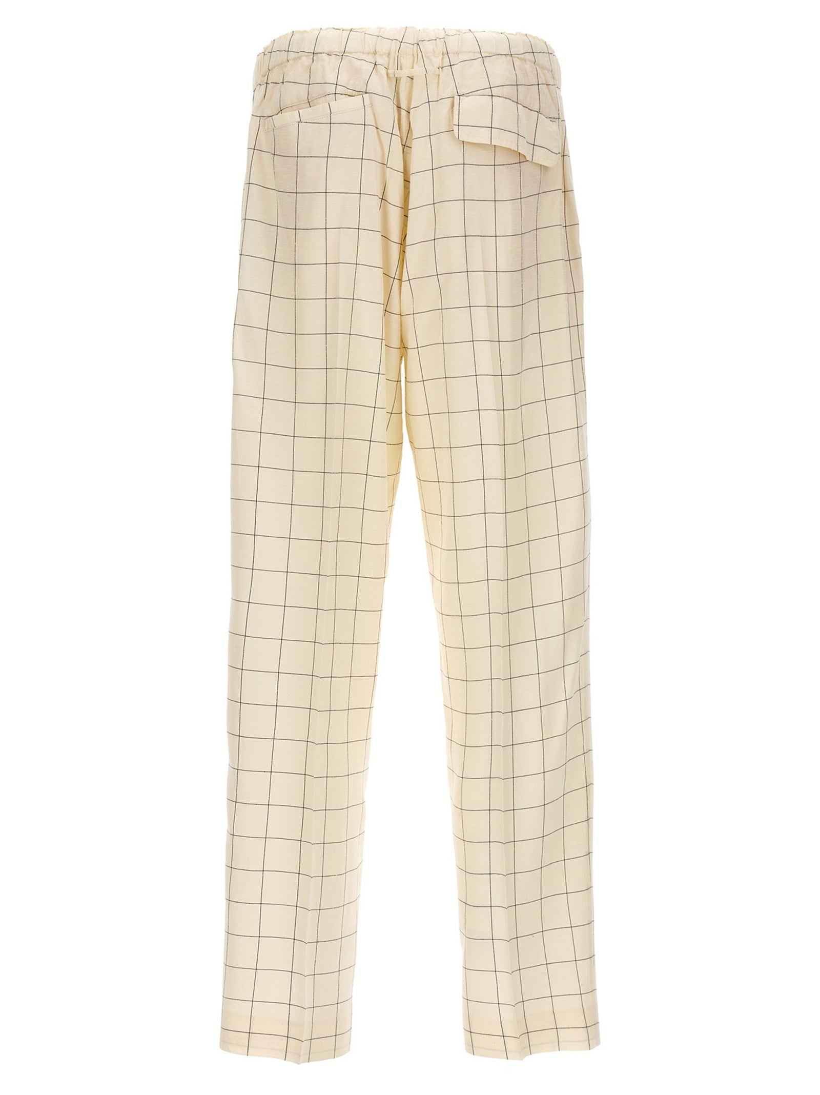 Undercover Checkered Pants White