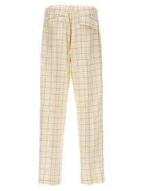 Undercover Checkered Pants White