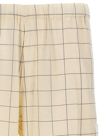 Undercover Checkered Pants White