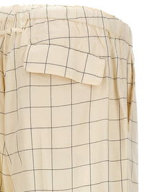 Undercover Checkered Pants White