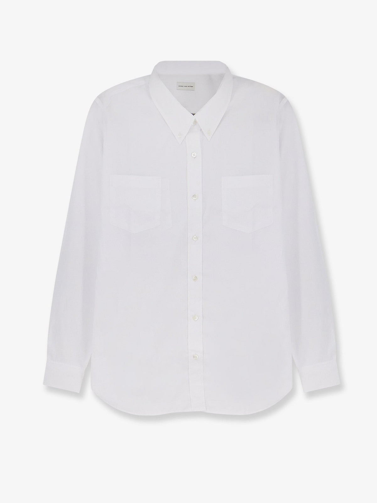 Dries Van Noten Women's Cheers Cotton Shirt White