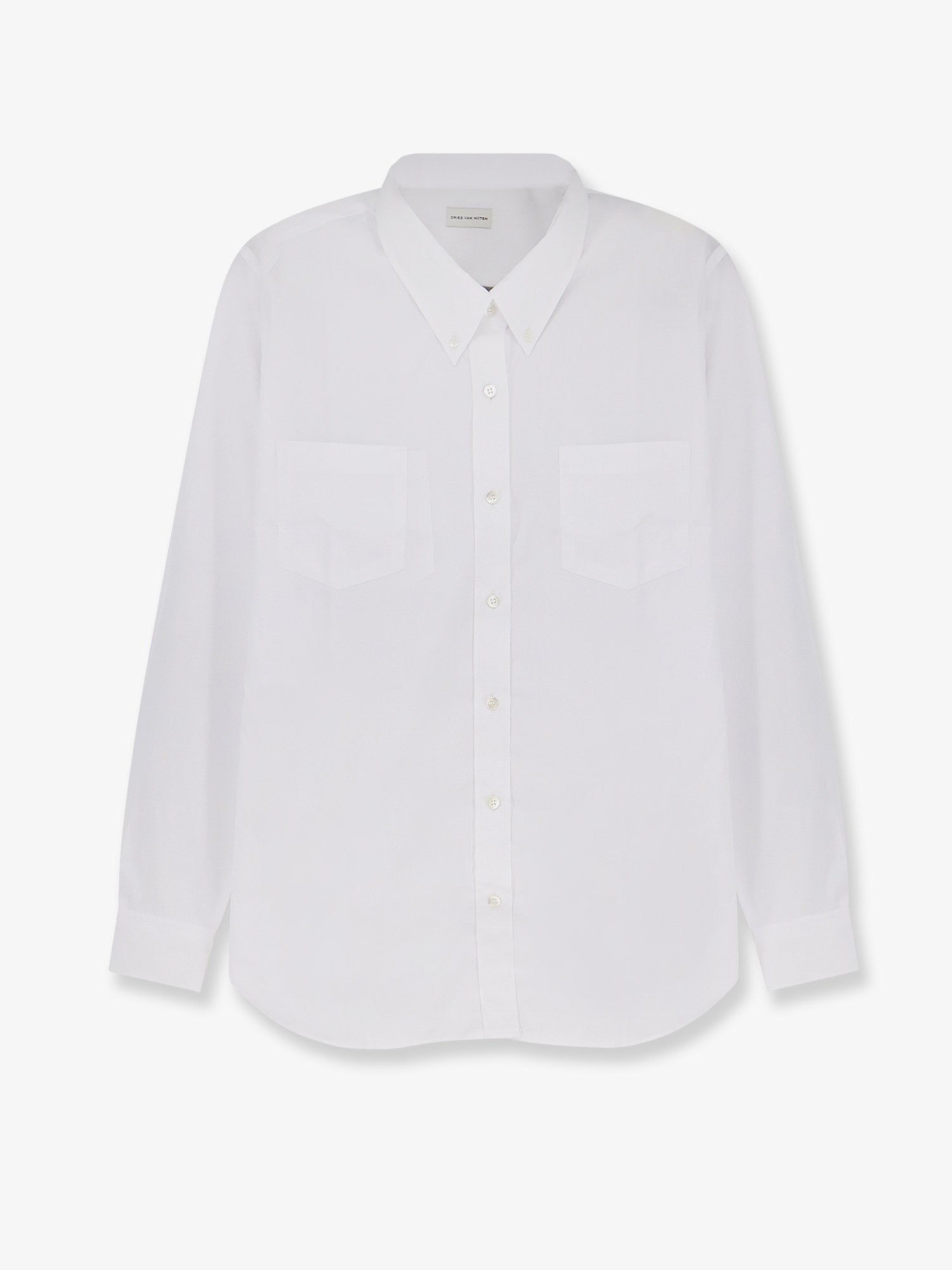 Dries Van Noten Women's Cheers Cotton Shirt White