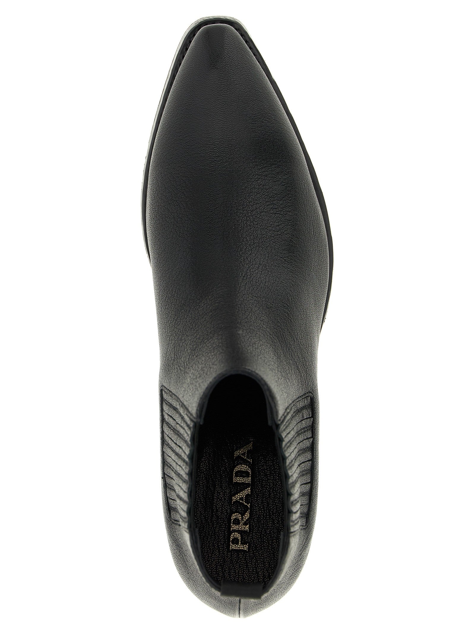 Prada Chelsea Ankle Boots Black