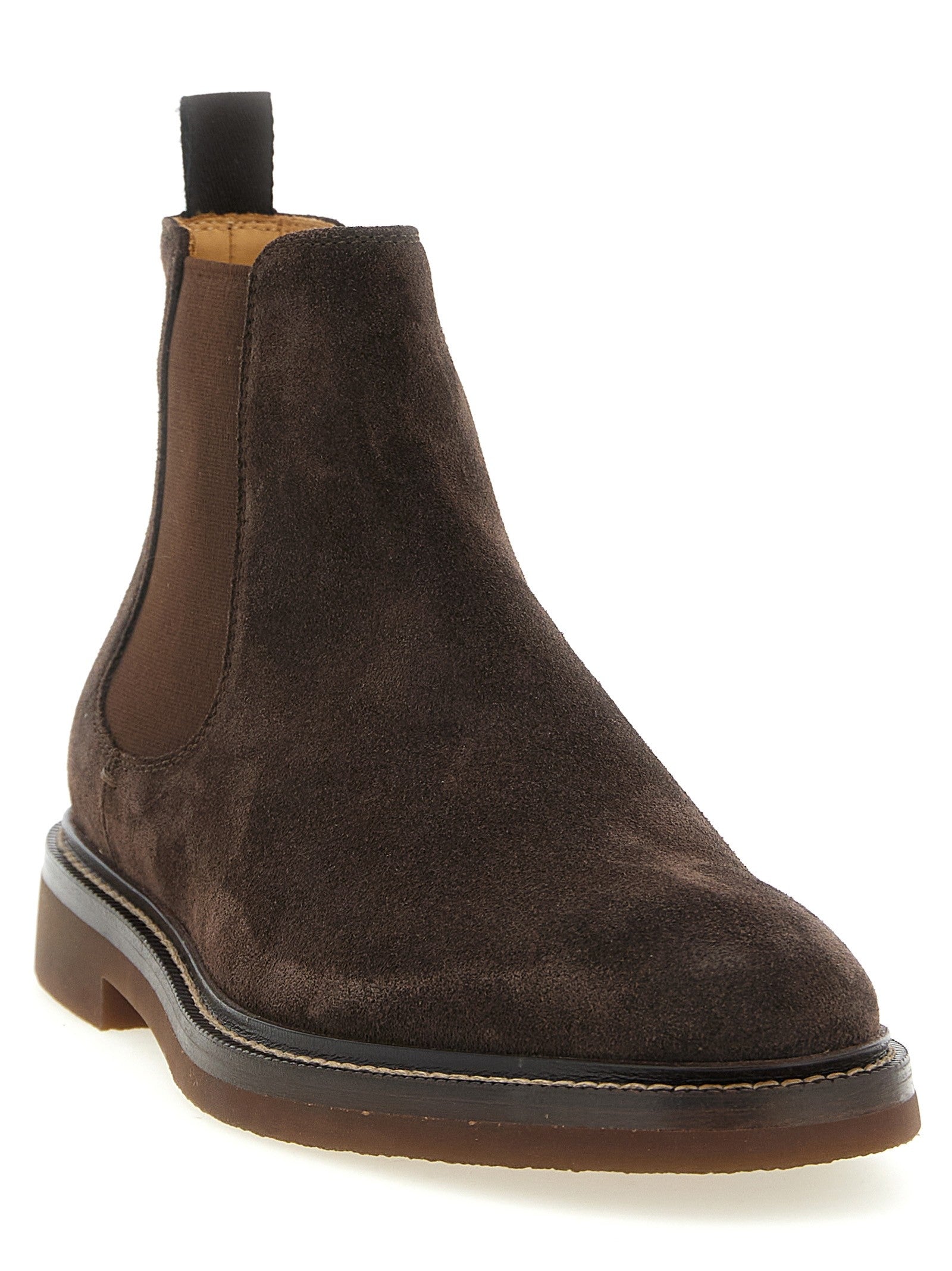 Brunello Cucinelli Chelsea Ankle Boots Brown