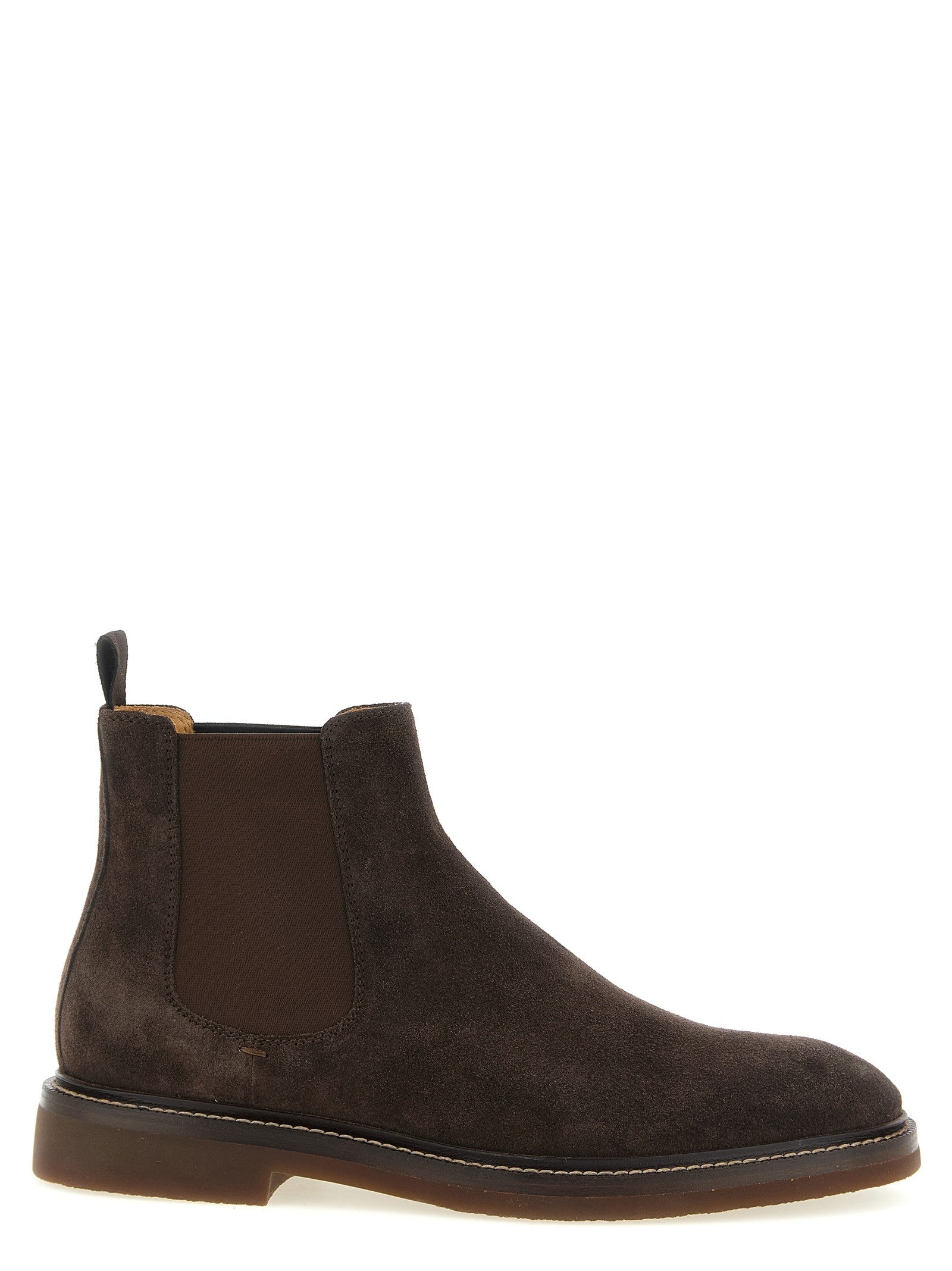Brunello Cucinelli Chelsea Ankle Boots Brown
