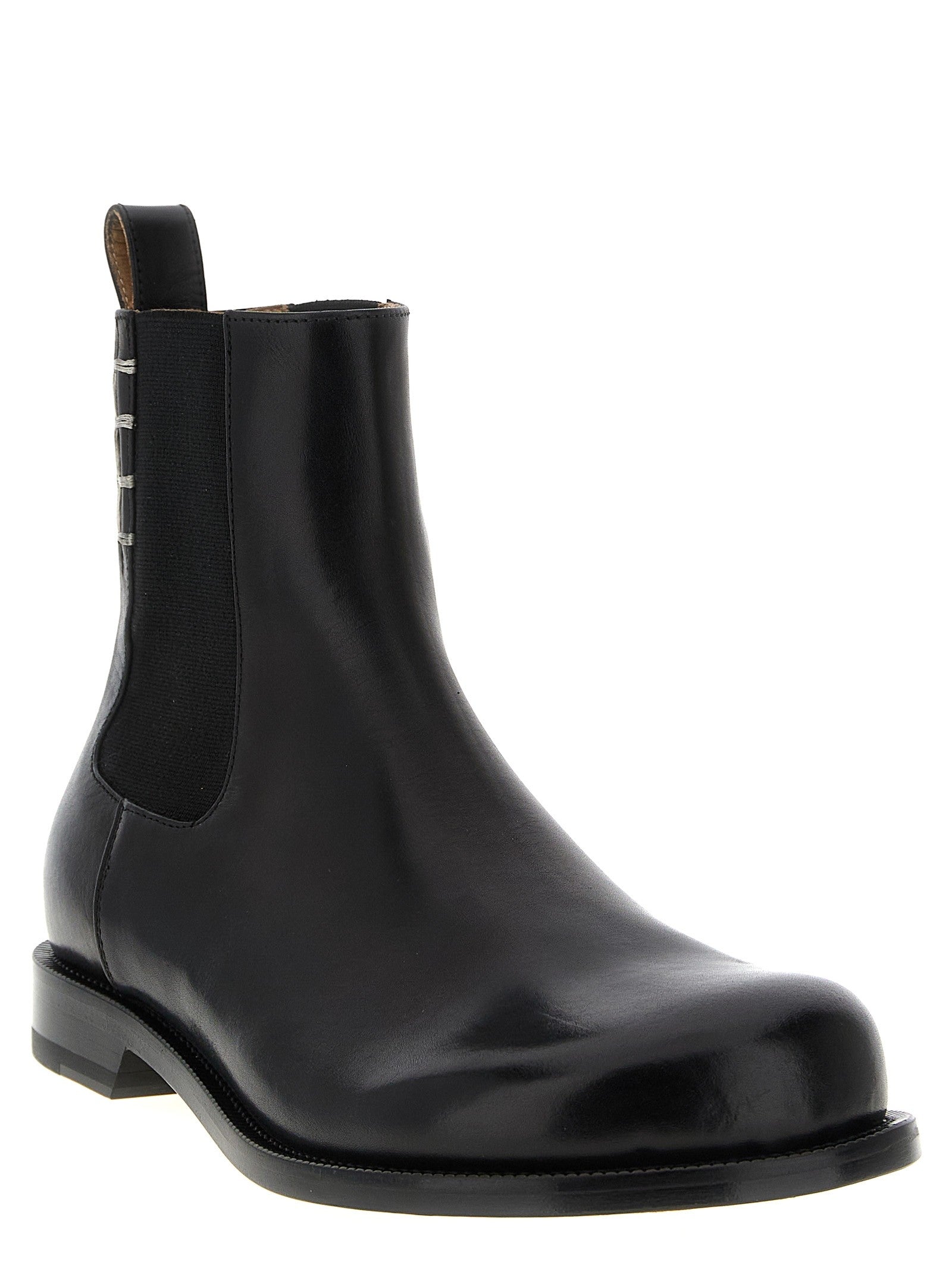 JW Anderson Chelsea Loafer Ankle Boots Black