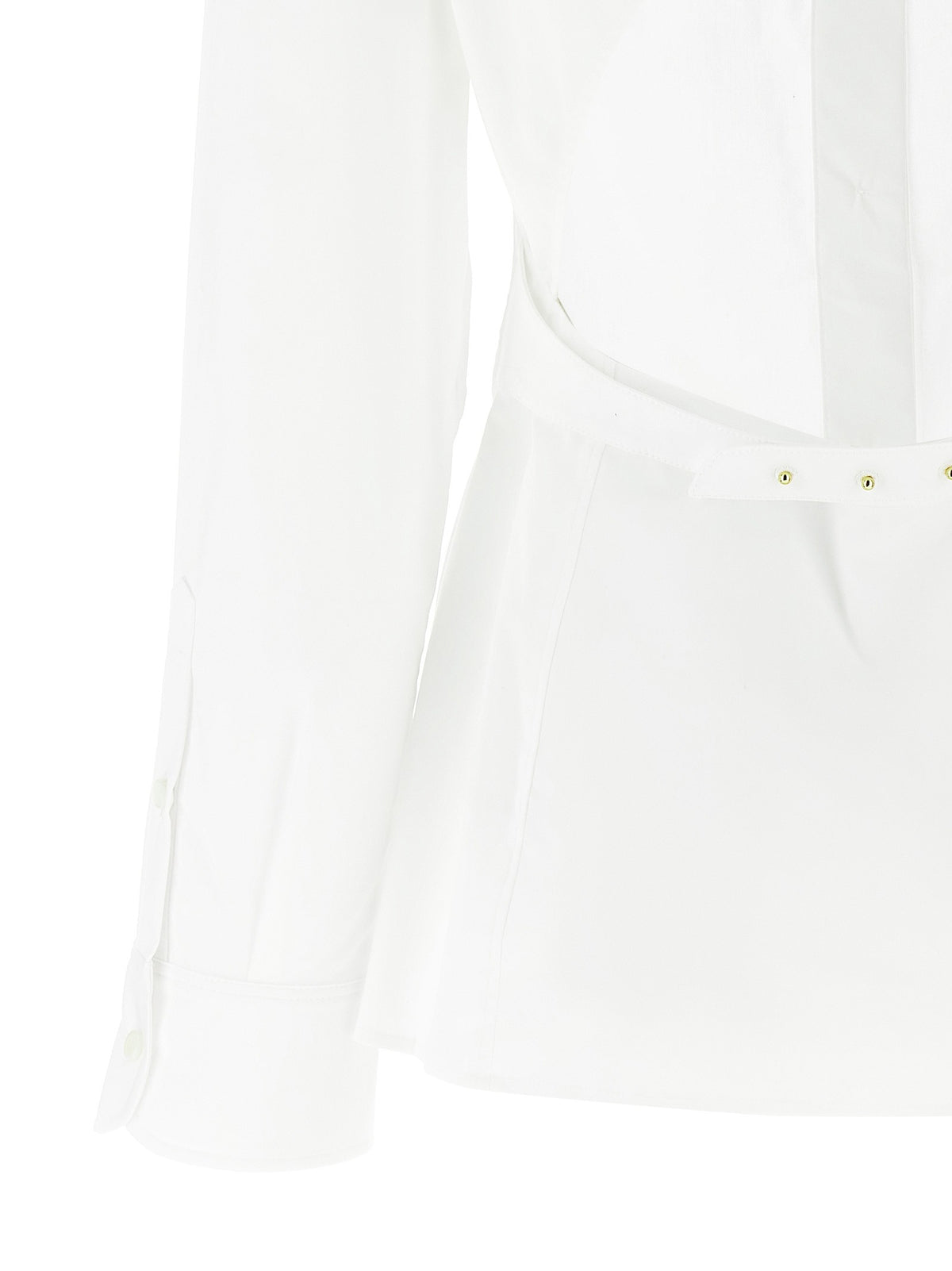 JACQUEMUS Chemise De Swimsuit Shirt White, view 4