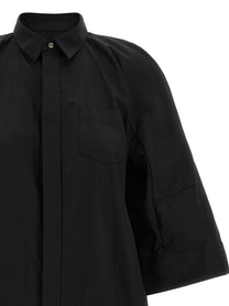Sacai Chemisier Dress Black