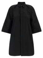 Sacai Chemisier Dress Black
