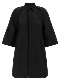 Sacai Chemisier Dress Black
