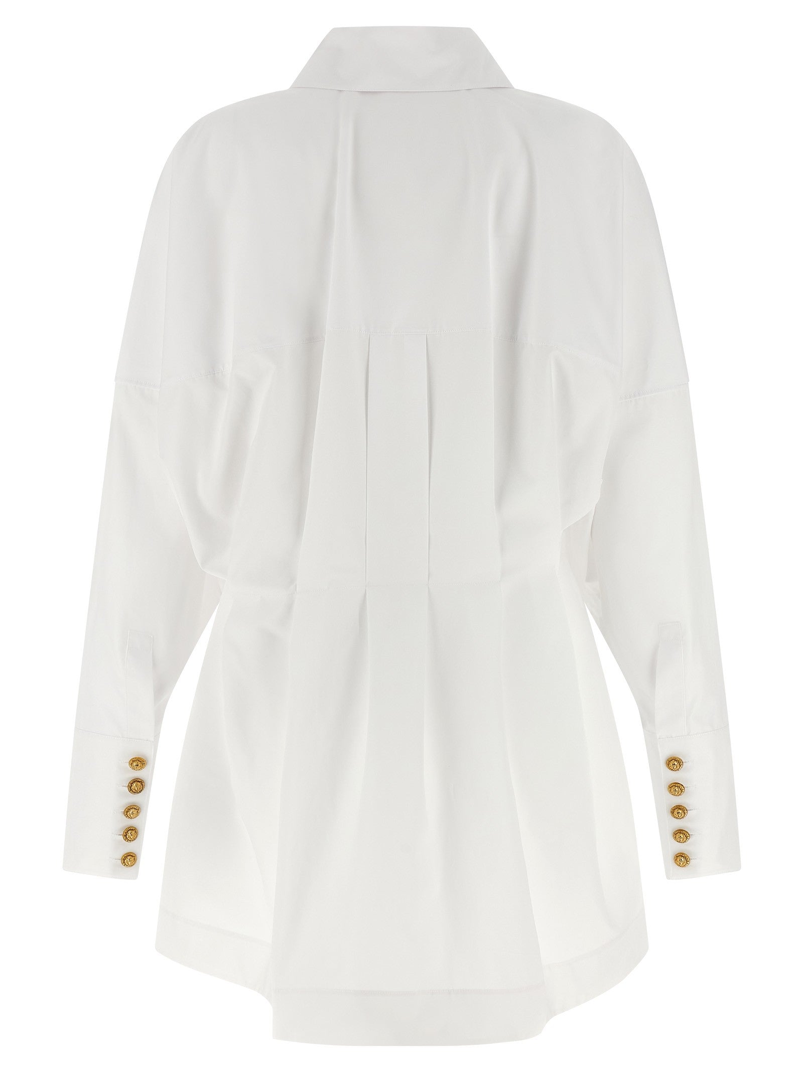 Balmain Chemisier Dress White
