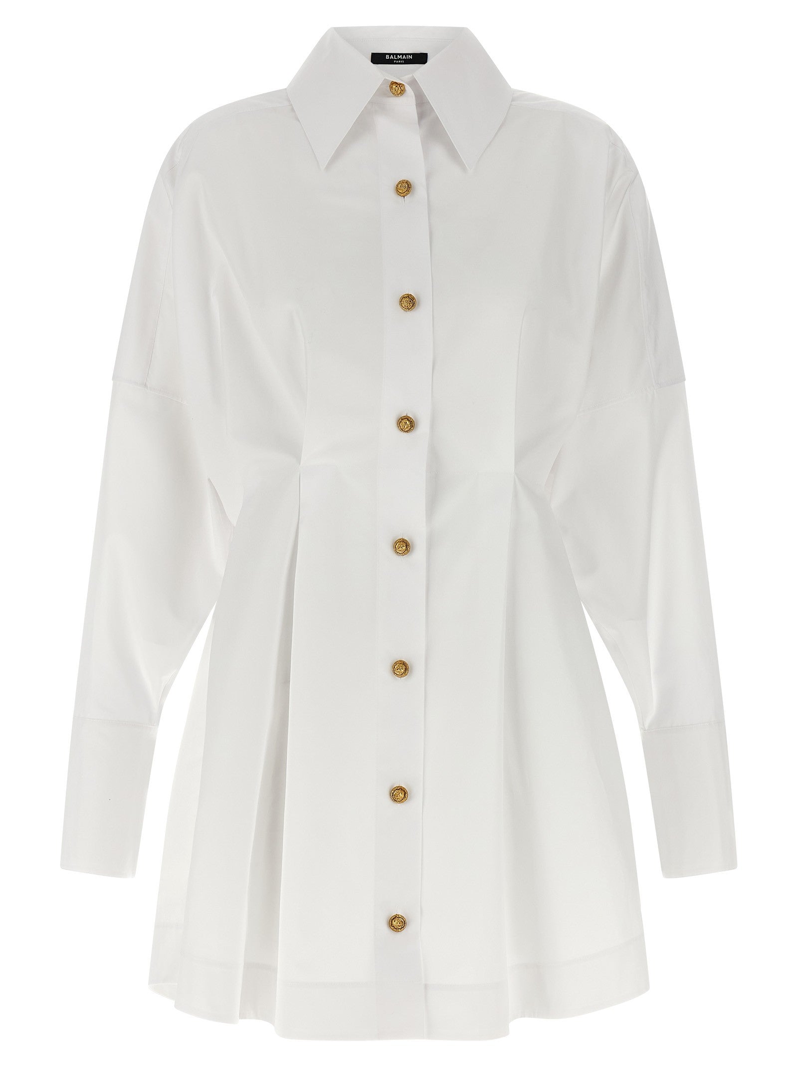 Balmain Chemisier Dress White