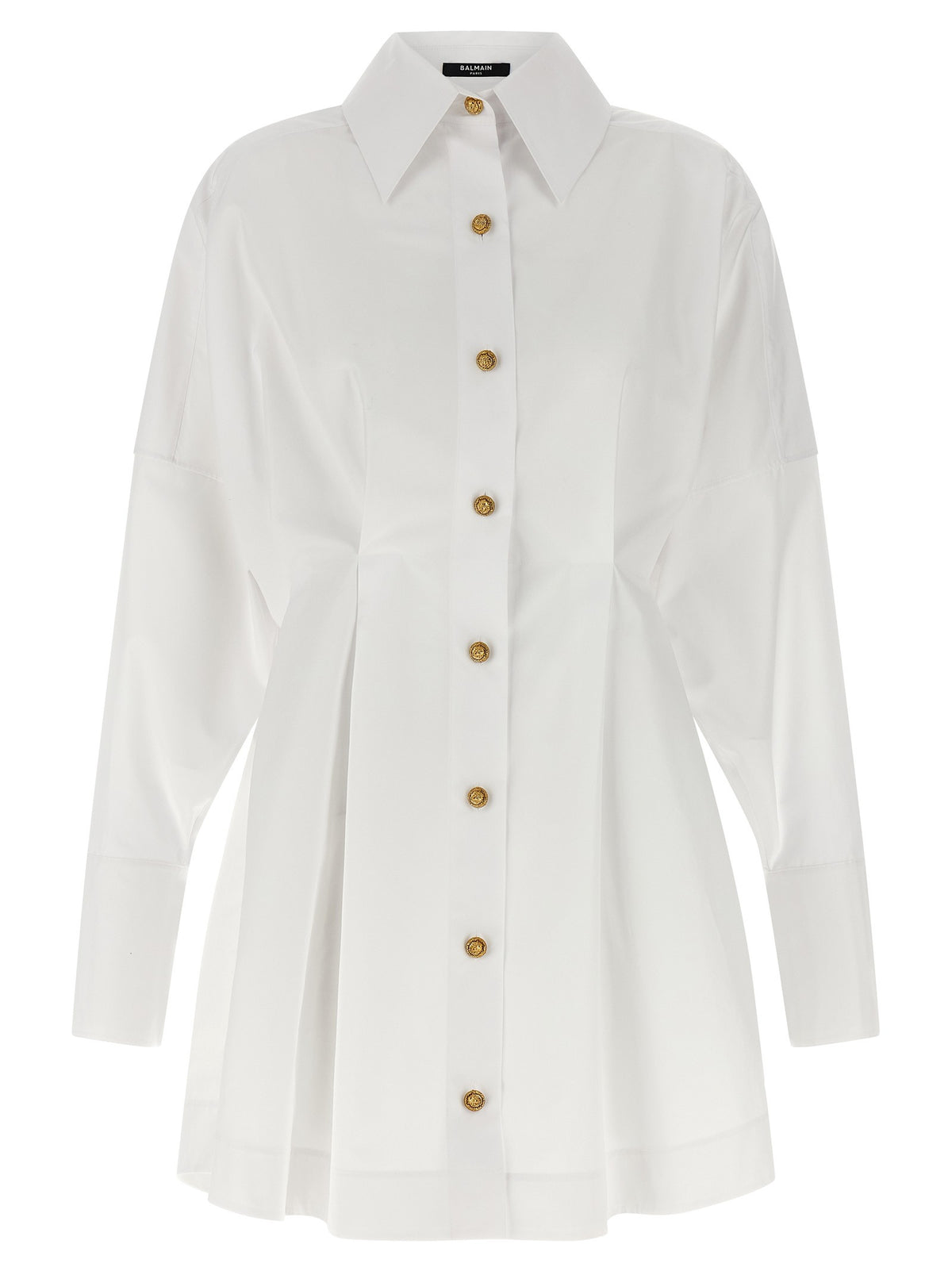 Balmain Chemisier Dress White