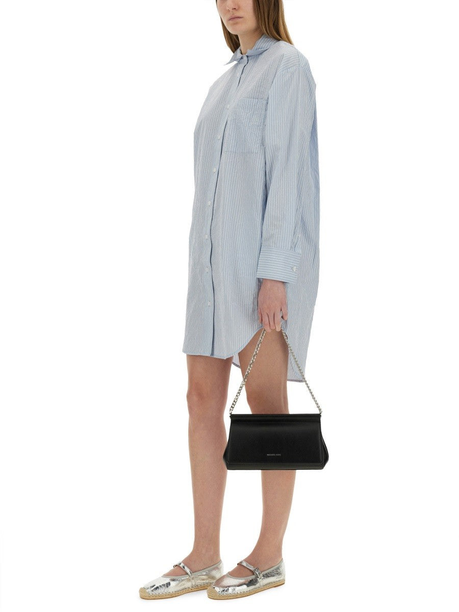 Michael Kors Women's Chemisier Dress Blue