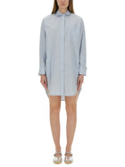 Michael Kors Women's Chemisier Dress Blue