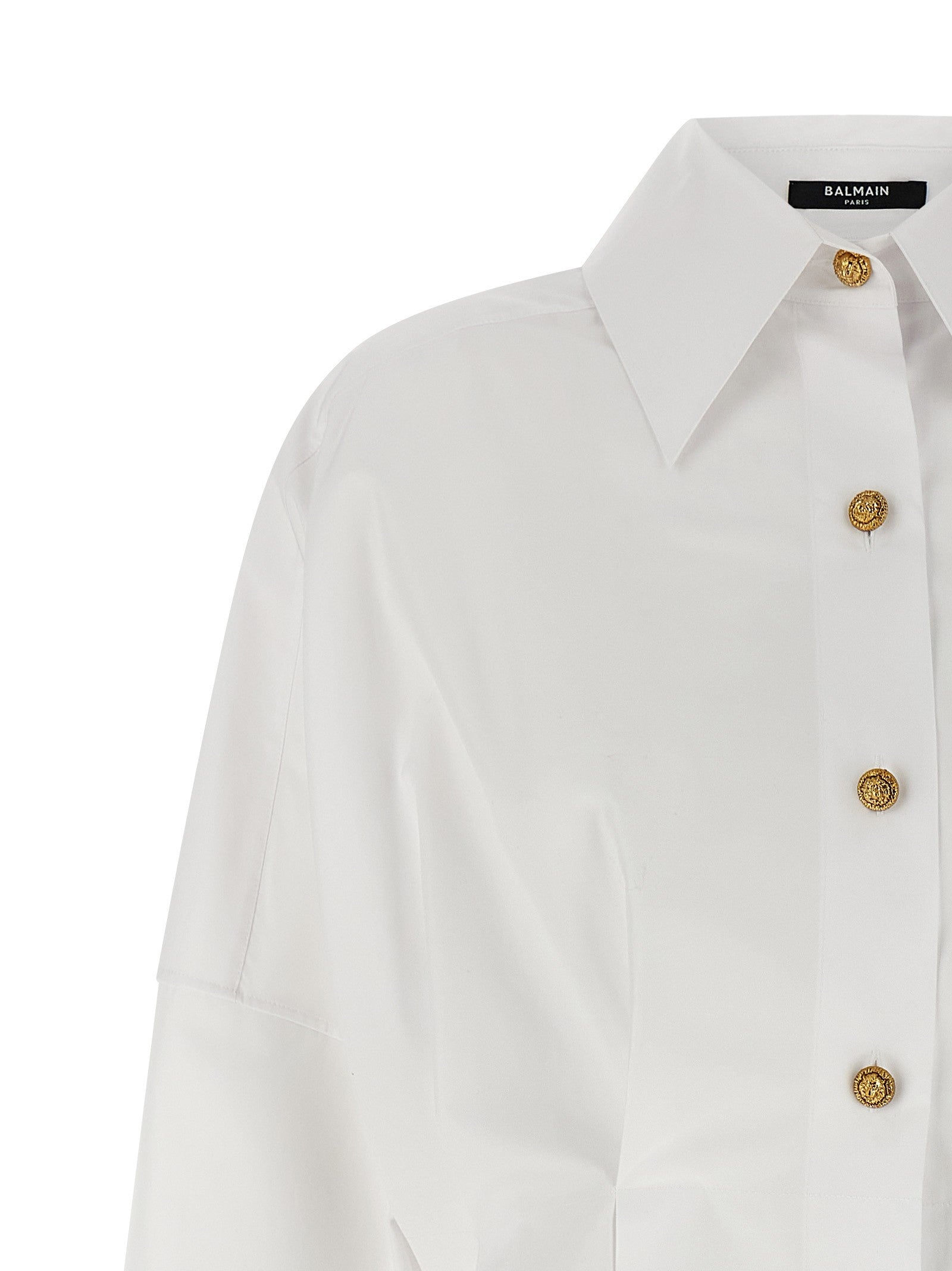 Balmain Chemisier Dress White