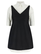 Balenciaga Chemisier Ibrido Dress White