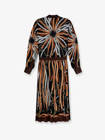 Gucci Women's Chemisier Silk Dress Black