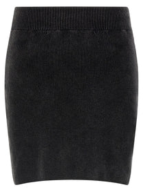 alexanderwang Chenille Skirt Black