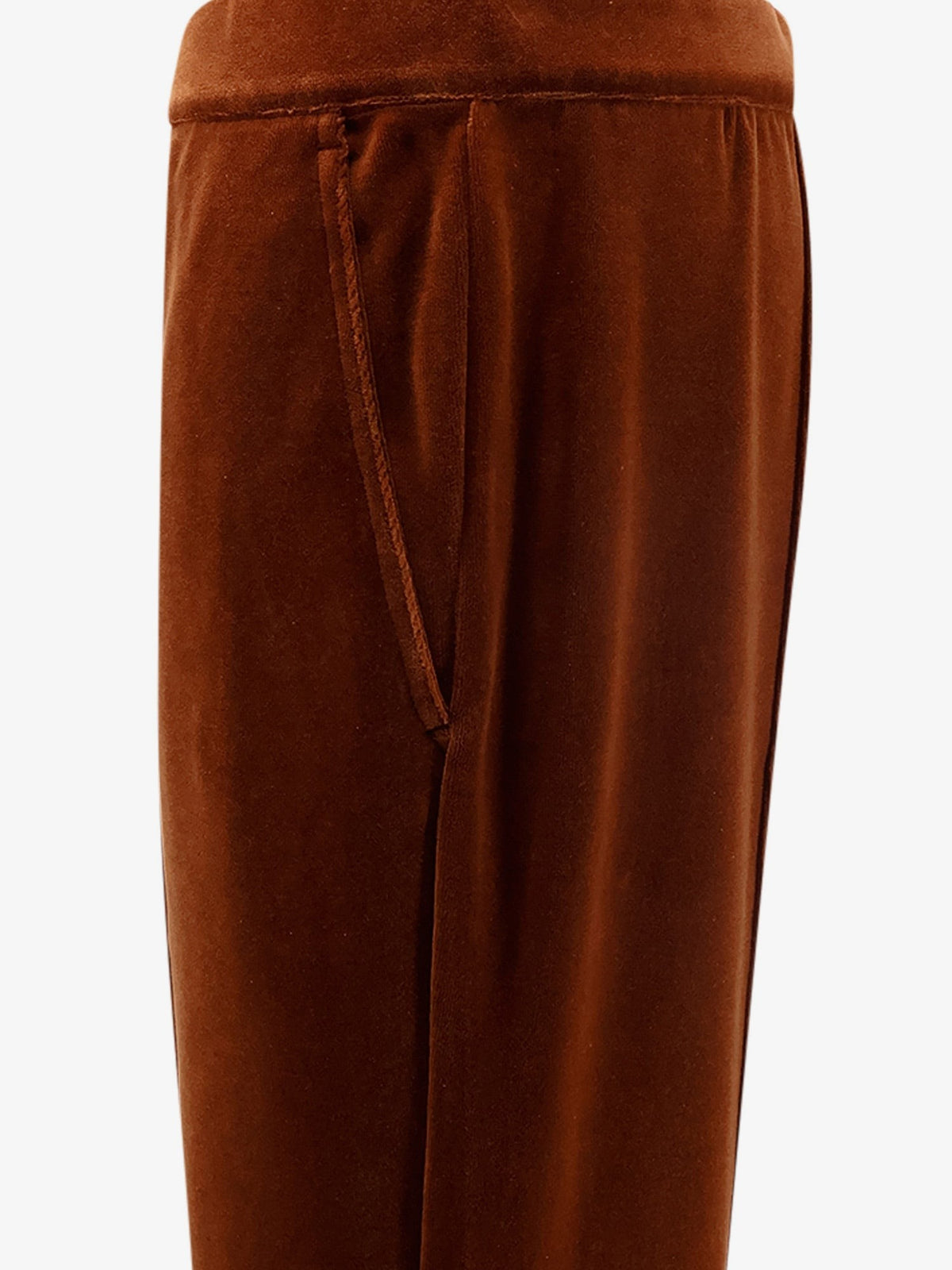 Tom Ford Women's Chenille Trousers Brown, view 3