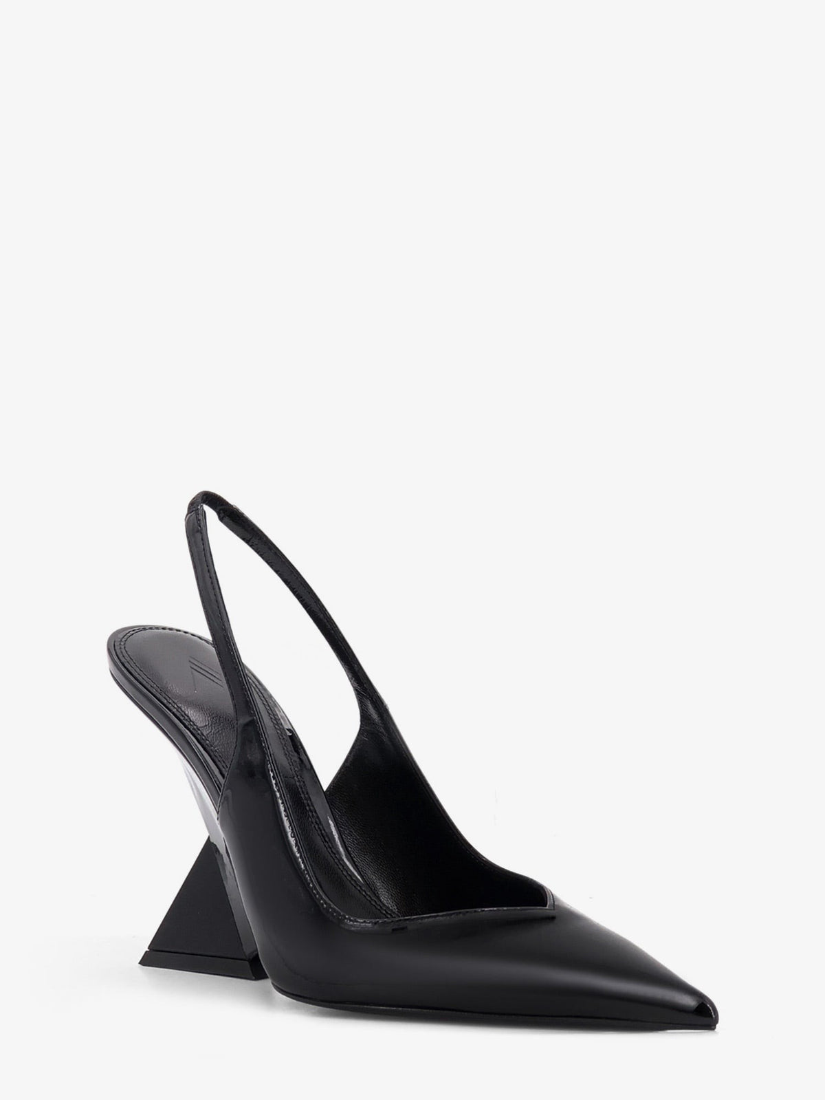The Attico Women's Cheope Patent Leather Décolleté Black, view 2