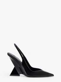 The Attico Women's Cheope Patent Leather Décolleté Black