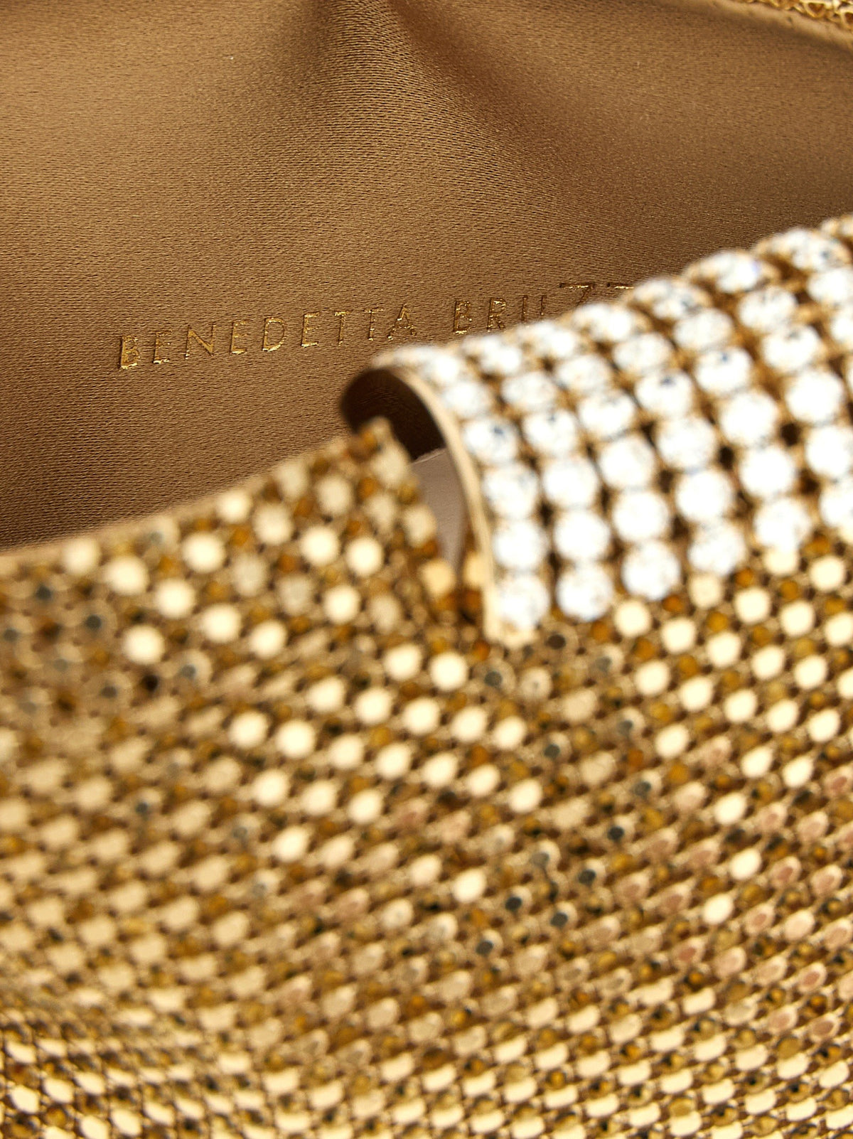 Benedetta Bruzziches Cher Clutch Gold