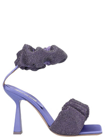 Sebastian Milano Cher Crystal Sandals Purple