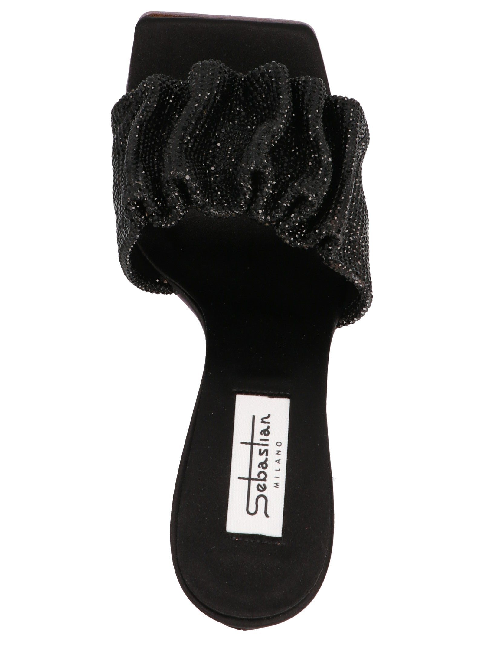 Sebastian Milano Cher Mules Black