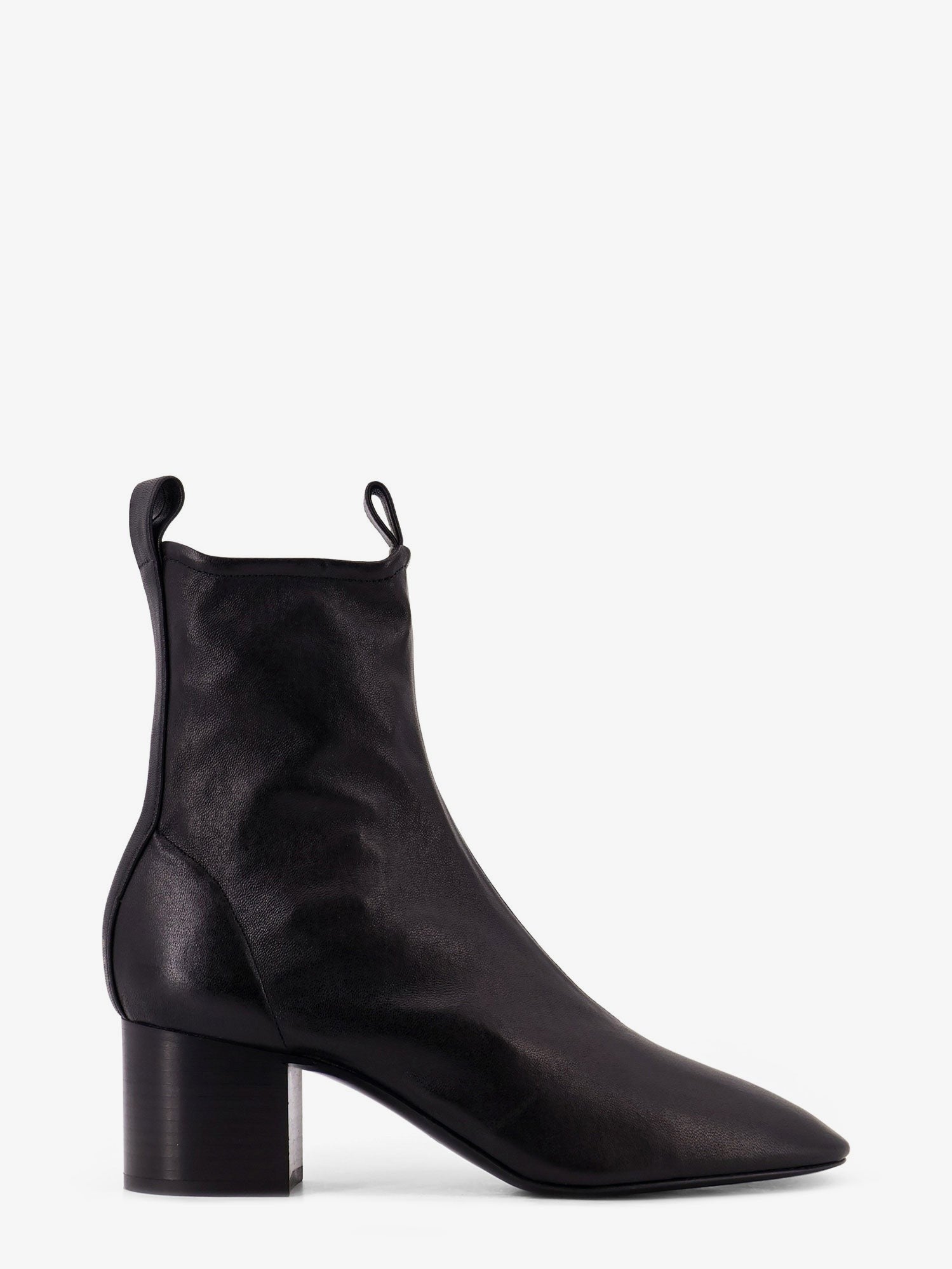 Celine Women's Cheri Leather Boots Black