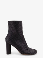 Bottega Veneta Women's Cherry Leather Ankle Boots Black