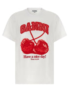 Ganni Cherry Shirt Red