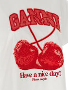 Ganni Cherry Shirt Red, view 4