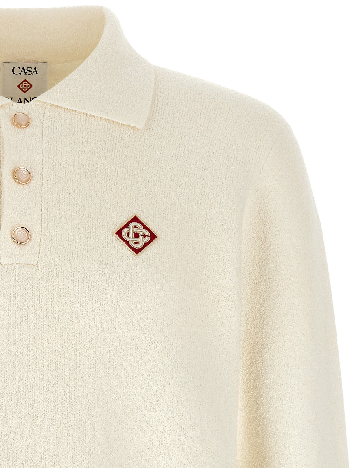 Casablanca Chess Polo Shirt Green, view 3