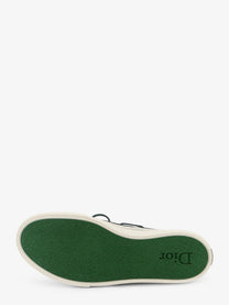 Dior Men's Chester Dioriviera Canvas and Leather Loafers Green