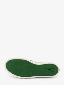 Dior Men's Chester Dioriviera Canvas and Leather Loafers Green